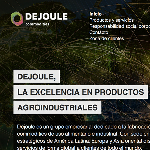 Sitio web Dejoule