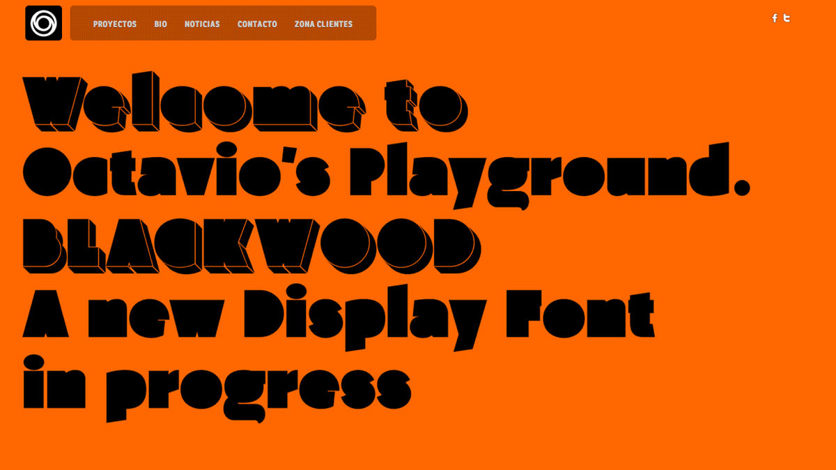 Proyecto en la home www.octaviopardo.com