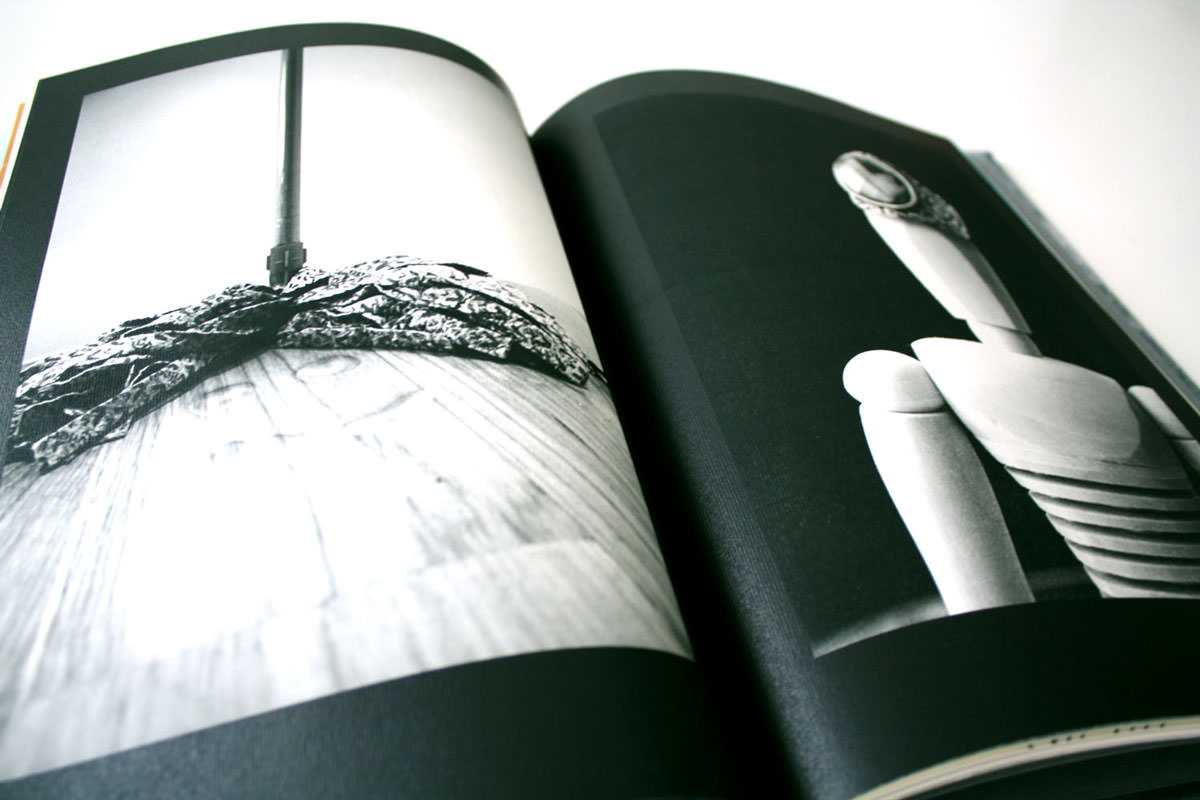 Black and white photograph section