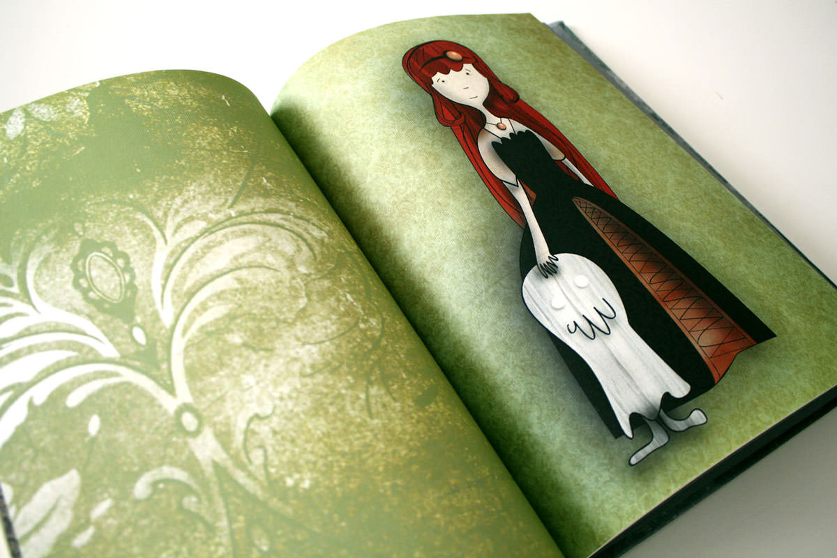 Bestiary and princessry illustration