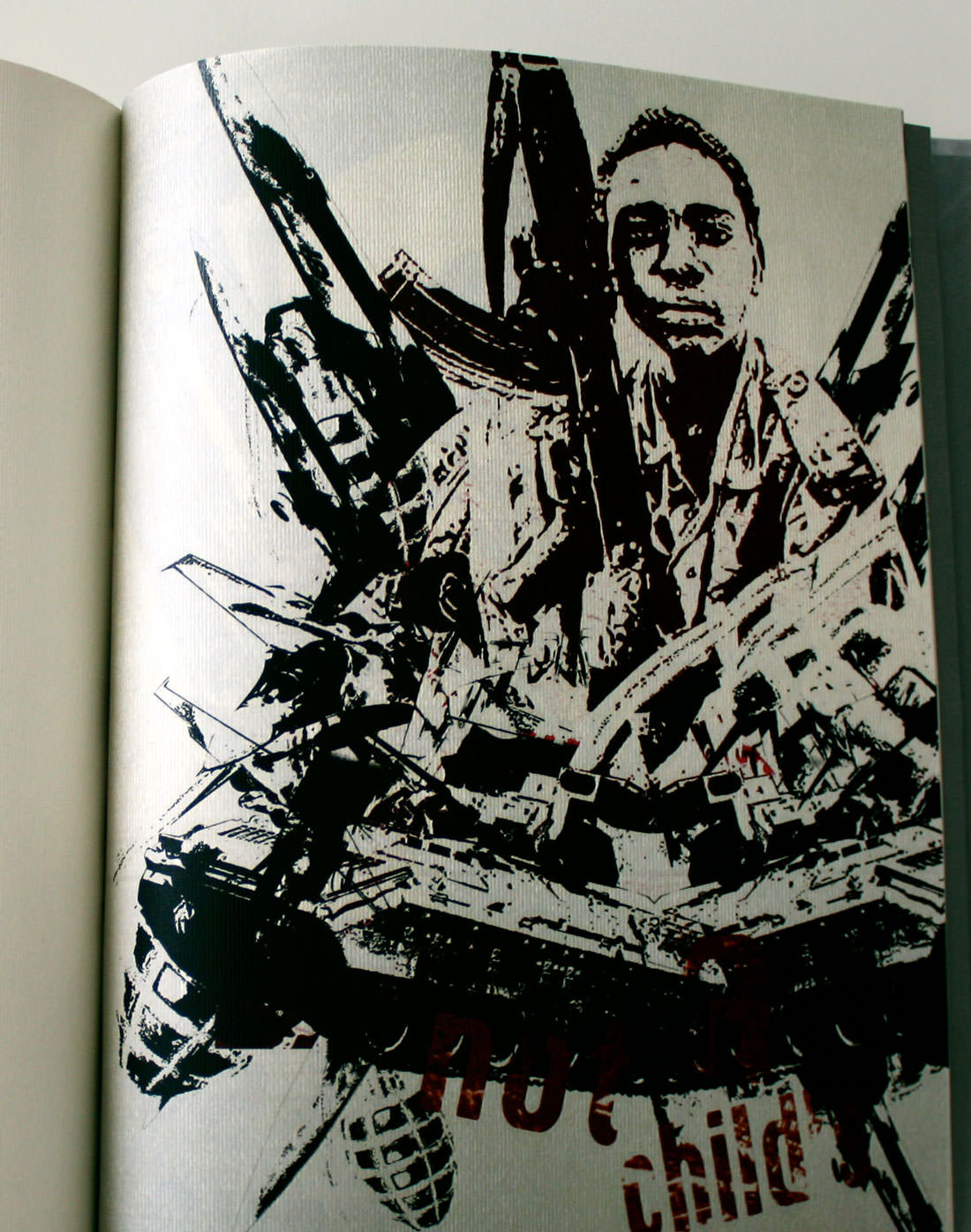 Illustrated Stencil serie called Welcome to the antagony